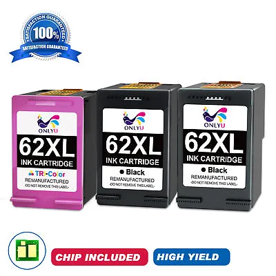 62-XL Ink Cartridges For HP 62 62XL Envy 5660 7640 5644 OfficeJet 5740 7645 Lot • $32.25
