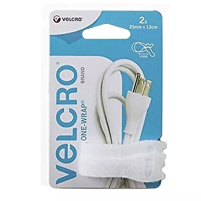 VELCRO Brand ONE-WRAP Cable Ties Strong Bond Black • £1.99