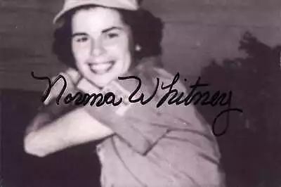 Norma Whitney Signed 4x6 Photo AAGPBL Baseball A League Of Their Own Baseball • $1.99