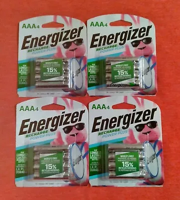 16 Energizer Recharge Power Plus AAA Batteries NiMH 800mAh No CA WA OR HI SALE  • $28.95
