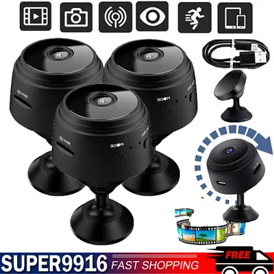 4x Mini Wireless Hidden Camera Wifi IP Home Security 1080P HD Night Vision Cam • $10.99