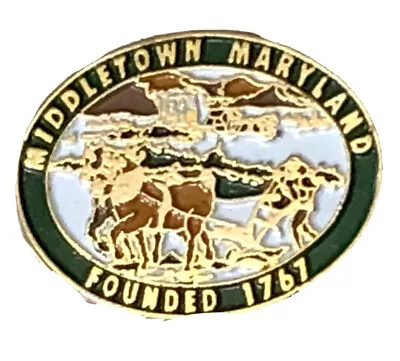 Vtg Middletown Maryland Lapel Pin Town Foundation Farmers • $27.99
