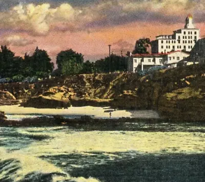 The Turbulent Surf La Jolla California CA Pacific Ocean Vintage Postcard • $5.77