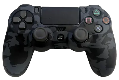 $9.90 • Buy Silicone Cover For PS4 Controller Case Skin - Black Camo