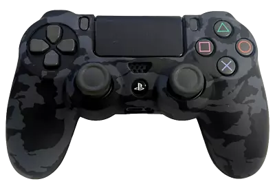 $9.90 • Buy Silicone Cover For PS4 Controller Case Skin - Black Camo