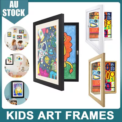 UP 10X Kids Art Display Frame A4 Drawing Painting Children Art Projects Frames • $16.89