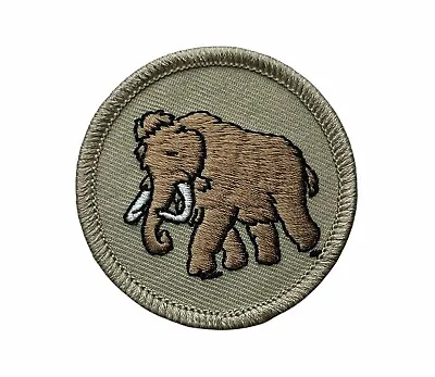 BSA Licensed Wooly Mammoth Boy Scouts Badge Boys 2 Inch Patch AVAQ0278 F6D28S • $712.80