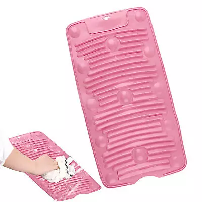 Silicone Washboard Anti-Slip Foldable Laundry Board Hand Washer Cleaning Tool  • $12.89