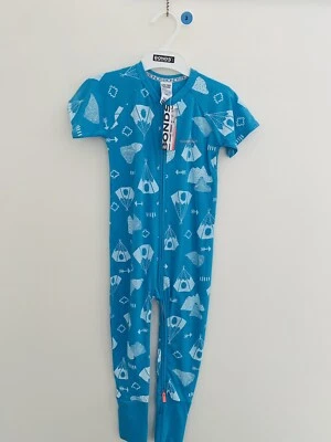 2017 Bonds Teepees Tent Short Sleeves Wondersuit Size 3 Zippy • $39.95