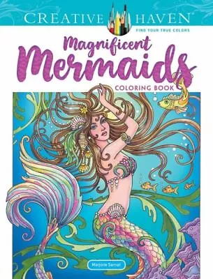 Creative Haven Magnificent Mermaids Coloring Book • $8.09