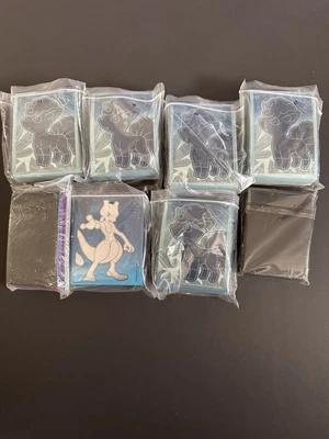 $79.99 • Buy Pokémon Card Sleeves Silver Tempest And Pokémon Go Mewtwo Plus More!