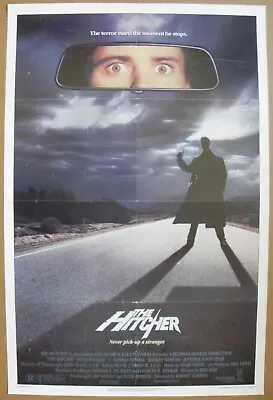 The Hitcher 1986 U.S. One Sheet Poster Rutger Hauer Jennifer Jason Leigh • $24.99