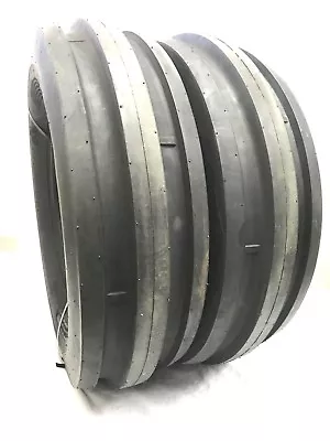 TWO New 9.5L-15 8ply Rated9.5L153 Rib Tractor Farm Tire HEAVY DUTY TUBELESS  • $329.99