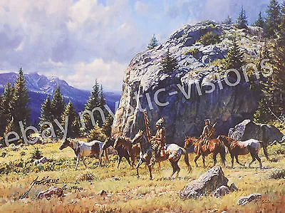 WARRIOR'S QUEST Martin Grelle CANVAS Signed & Numbered W/coa  • $99.99