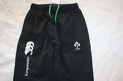 Canterbury Kids Boys / Girls Ireland IRFU Open Hem Stadium Track Pants 6Y 10Y14Y • £20.66