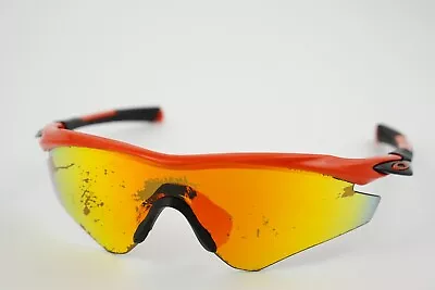 Oakley M2 Polished Red Black/Fire Iridium OO9212 M Frame Sunglasses • $72