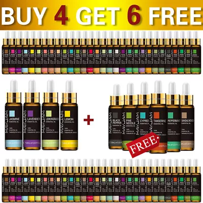 $8.99 • Buy 10ml Essential Oil 100% Pure Therapeutic Grade Oil For Diffuser Aromatherapy DIY