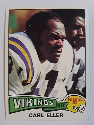 1975 Topps Carl Eller #290 Football Card Minnesota Vikings • $1.94