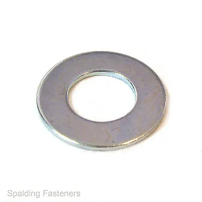 UNF UNC BSF BA Imperial Zinc Plated Steel Flat Washers - 1/8  To 1  T3 Light • £2.53