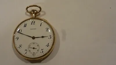 Antique 1912 Mens 12s E Howard 17j Gold Filled Pocket Watch Excellent Running • $295