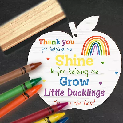 Thank You For Helping Me Shine Personalised Nursery Gift Keepsake Printed Colour • £5.99