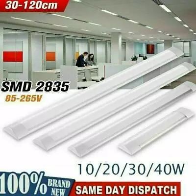 1ft/2ft/3ft/4ft LED Batten Tube Light Panel Strip Lights For Garage Workshop UK • £6.98