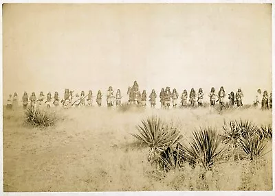£4.99 • Buy Native American Apache Geronimo And Warriors Print Poster Wall Art Picture A4 +