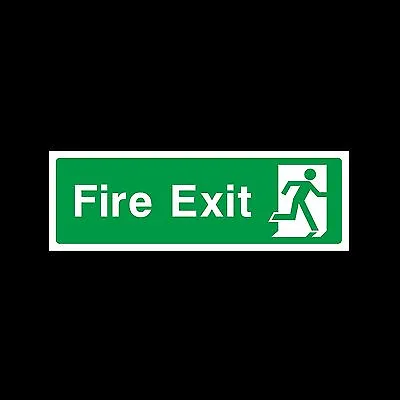 £2.19 • Buy Fire Exit Final   *All Sizes*  Plastic Sign Or Sticker (EE75)