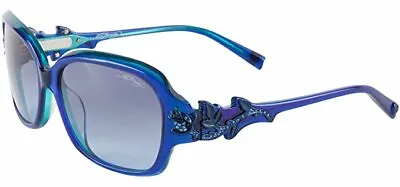 Ed Hardy Sunglasses Rose With Thorn - Blue With Case And Box • $69.99