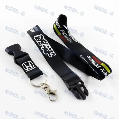 Lanyard Quick Release Key Chain Strap For Honda Accord JDM Mugen Black Keychain • $5.15