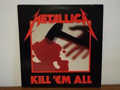 Metallica Kill'em All Heavy Metal Silver Label /amber Wax Lp Vinyl Album • $334