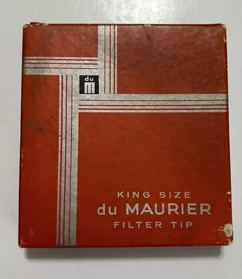 Vintage Du Maurier King Size Cigarette Box EMPTY BOX • $6