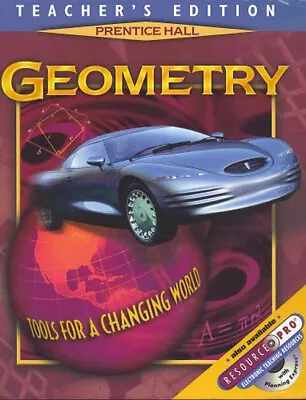 Prentice Hall Geometry: Tools For A Changing World Teacher's Edit • $8.49