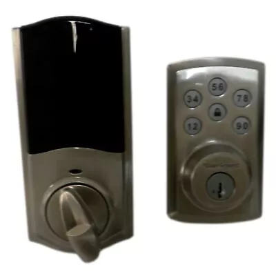 Kwikset 888ZW500-15S Satin Nickel Automated Keypad Clasp SmartCode W/ Z-Wave • $113.99