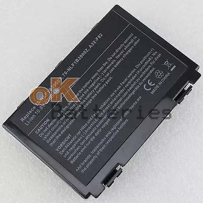 Battery For ASUS A32-F52 A32-F82 A32-K40 K50IN K50ij K51 K60 K61 K6C11 K70IC • $20.14