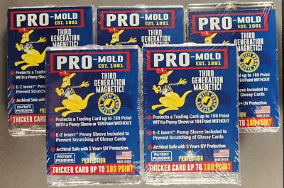 5x Pro Mold MH180SAB 3rd Gen W/ Sleeve 180pt Magnetic Card Holder One Touch • $20.99