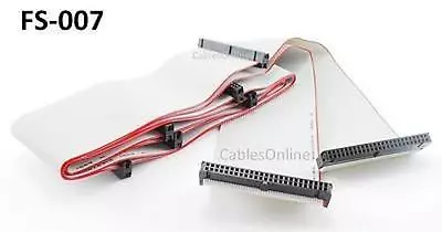 71inch Internal IDC 50-Pin 8-Connector SCSI Cable For 1-7 Drives CablesOnline • $16.89