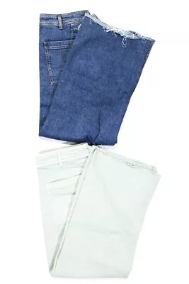 Zara Womens Jeans Pants Trousers Green Size 10 10 Lot 2 • $41.49