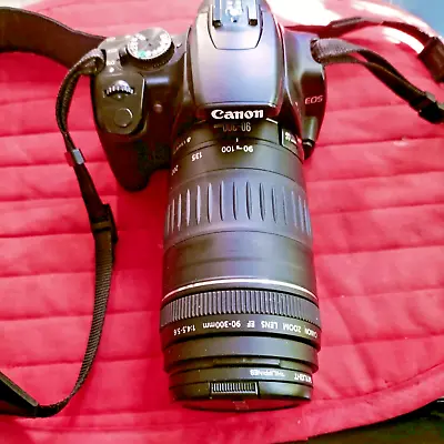 Canon EOS400D Digital Reflex Camera W. Telephoto Zoom Lens & Lowepro Case 2007 • $799.95