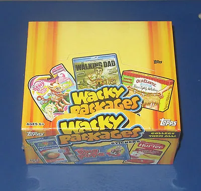 Wacky Packages Ans11 Sealed Box (24pks/10 Stickers) In Excellent Condition • $94.95