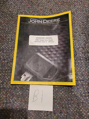 John Deere 600C Series Corn Head Operator Manual • $16