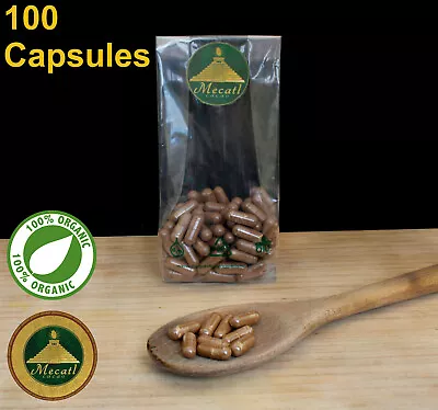 Organic 5 Mushroom Blend Capsules 100x Vegan Capsules Supplement 600mg Pills • $34.99