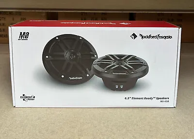 Rockford Fosgate 16.5cm 250W Black Marine Speakers For Boats Outdoor Grills Pair • £99.99
