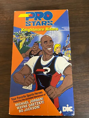 Pro Stars Knightmare Riders VHS Michael Jordan Gretzky Bo Jackson Rare • $17.77