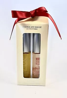 VINTAGE American Eagle Perfume AE Aura & AE Glisten EDT Spray (2pack) .37 Oz New • $31.95