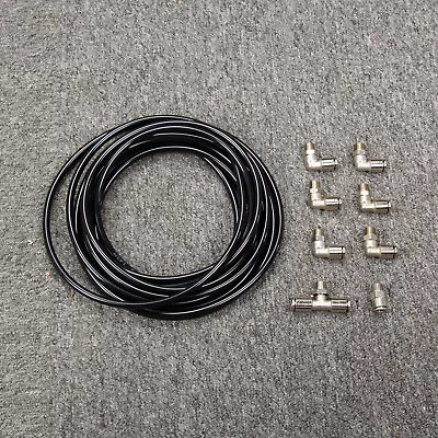 $29.90 • Buy Black Nickel Plated PUSH LOCK Vacuum Fitting Kit For Turbo Wastegate & Solenoid