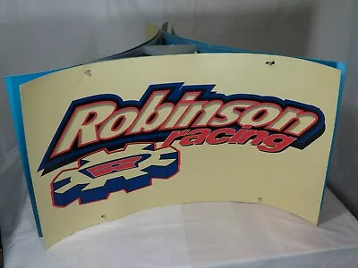 Vintage 80s ROBINSON RACING BMX MT SHASTA Bike Bicycle Dealer Advertising Sign • $210.76