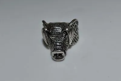 *fj* Biker Pig / Hog Vintage G&s Biker Ring (bfc34) • $75