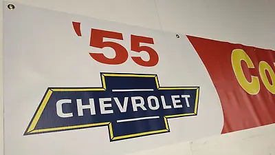 Chevrolet '55 1955 Vintage Style Dealer Promo Banner Chevy Coming Soon  • $78.98