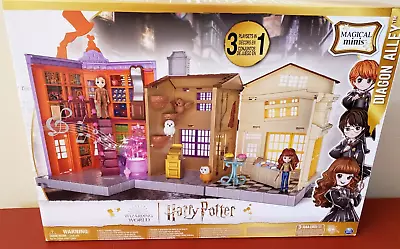 $19.99 • Buy HARRY POTTER, MAGICAL MINIS DIAGON ALLEY 3-in-1 PLAYSET With Lights & Sounds